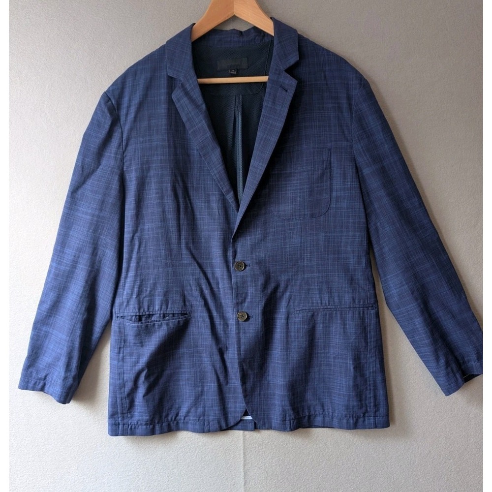 ZACHARY PRELL Belmont Lightweight Stretch Cotton‎ Blue Sports Blazer SIZE 42